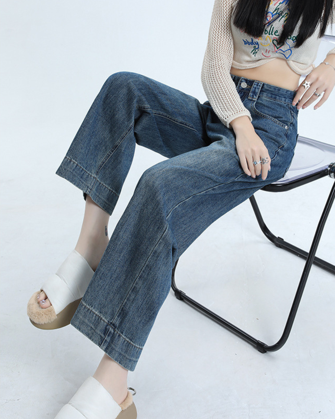 Arlo Ease Wide Denim Pants