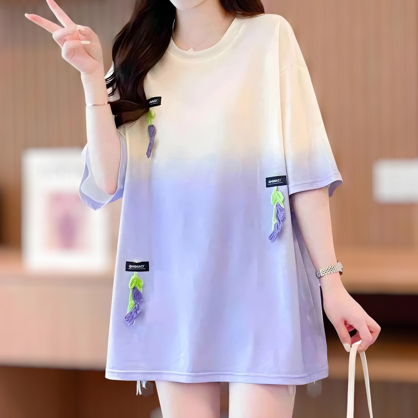 Fiora Bloom Ombre T-Shirt