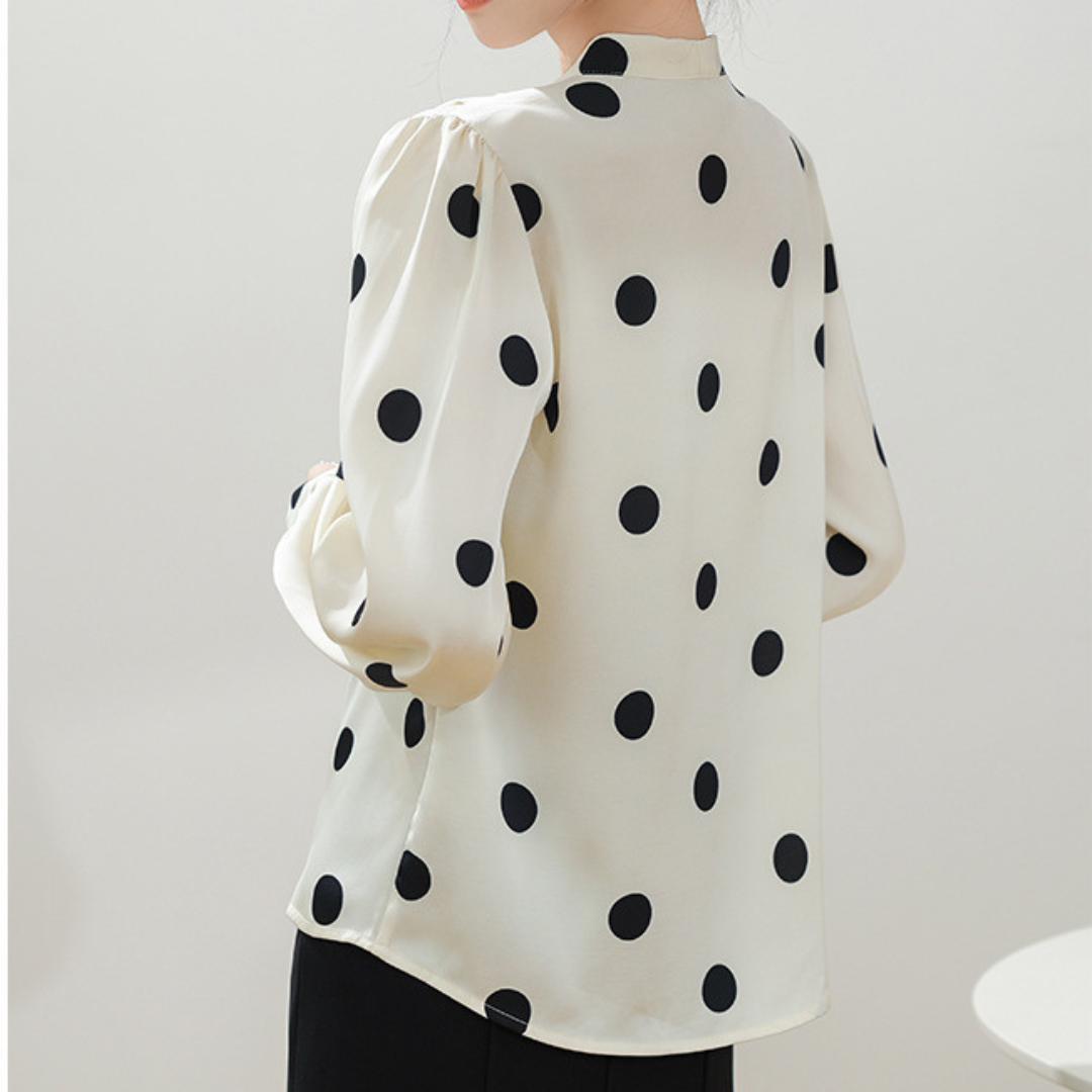 Elise Dot Soft Blouse