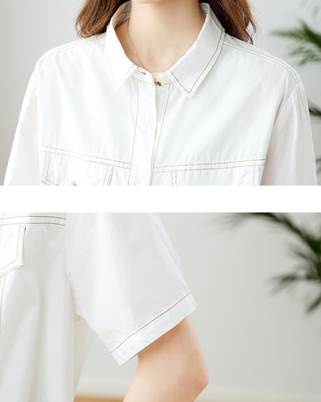 Vera Clean Utility Crop Shirt