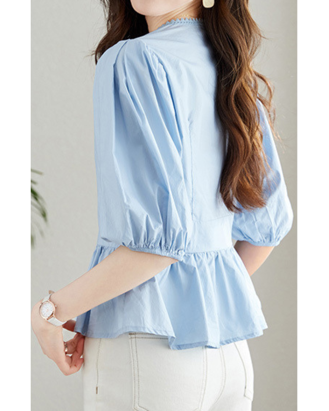 Elin Grace Peplum Blouse