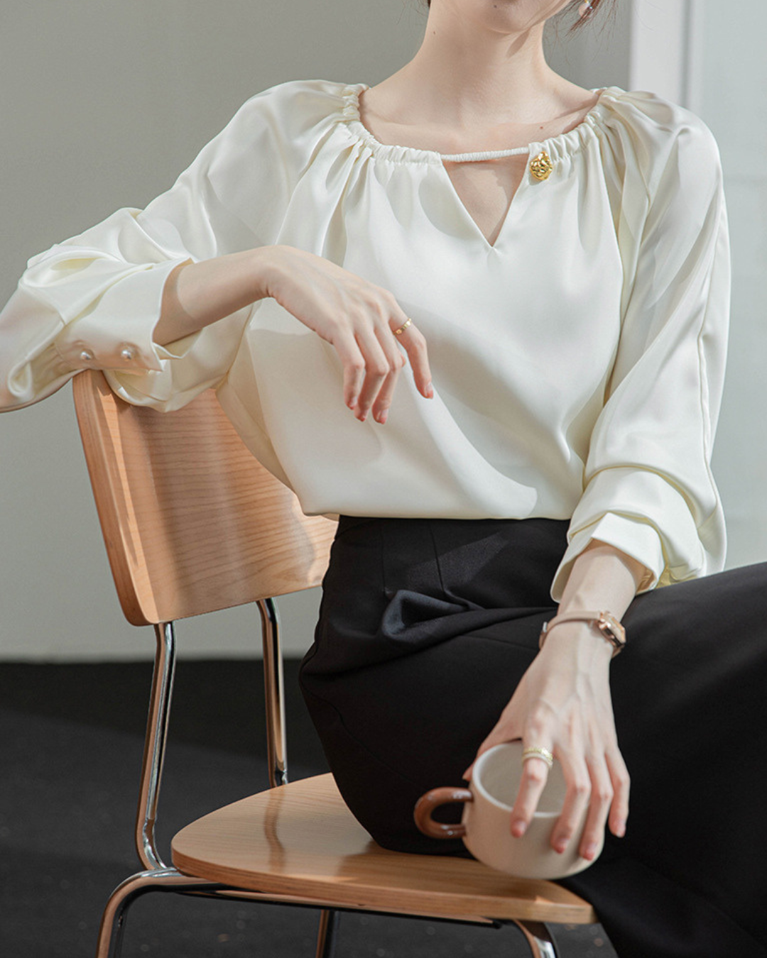 Elowen Flow Light Drape Blouse