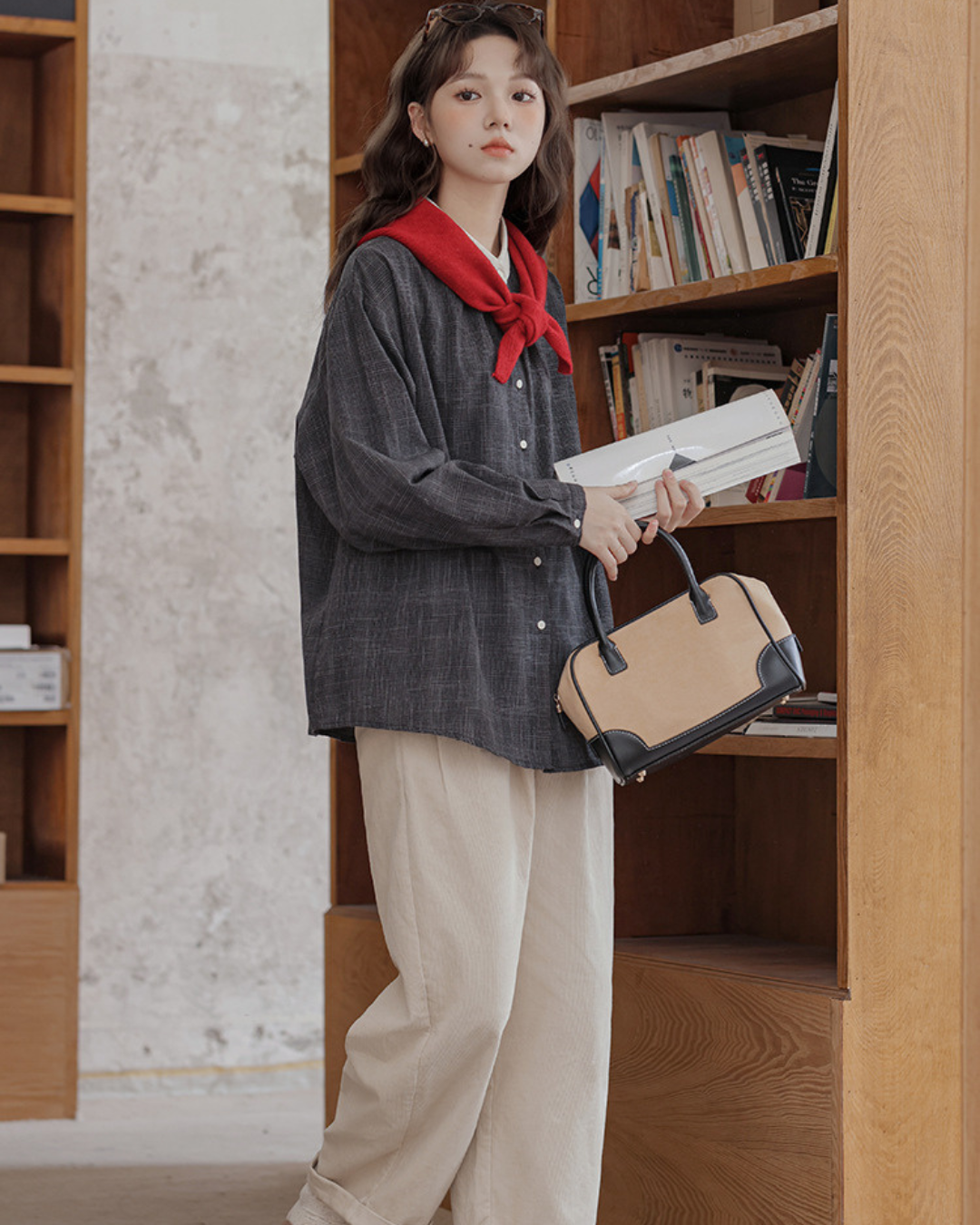 Nella Contrast Collar Shirt