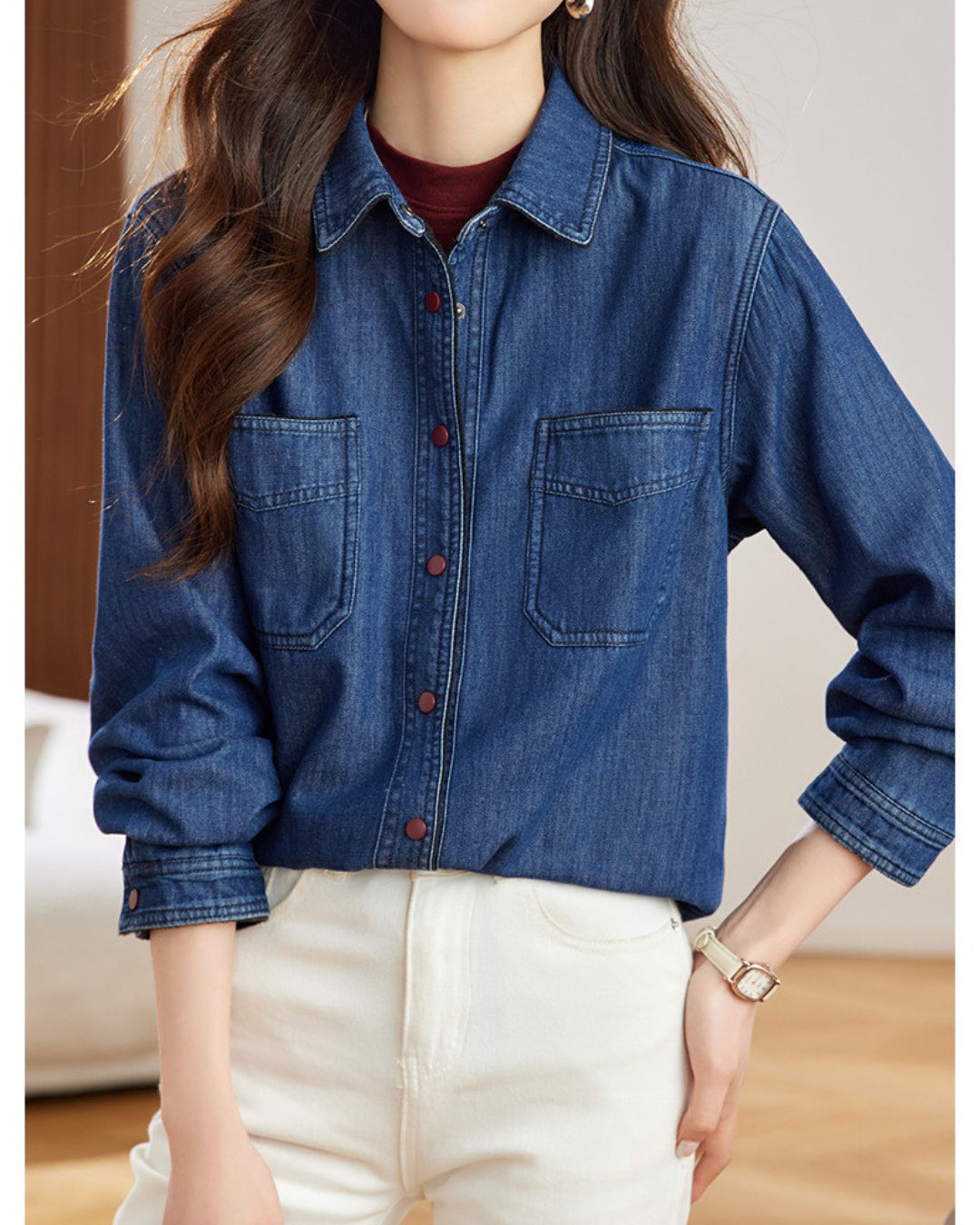 Elm Ease Denim Overshirt