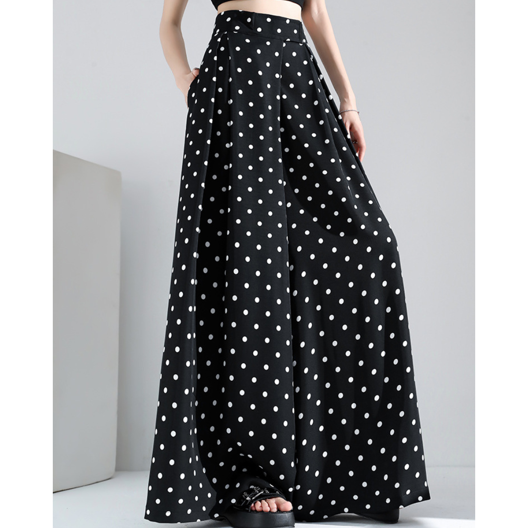 Lumi Dot Sway Pleat Pants