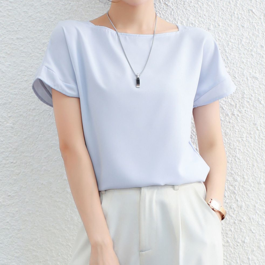 Isla Airy Curve Sleeve Blouse