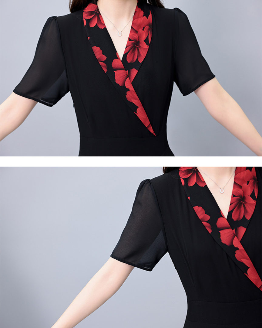 Serena Bloom Wrap Maxi Dress