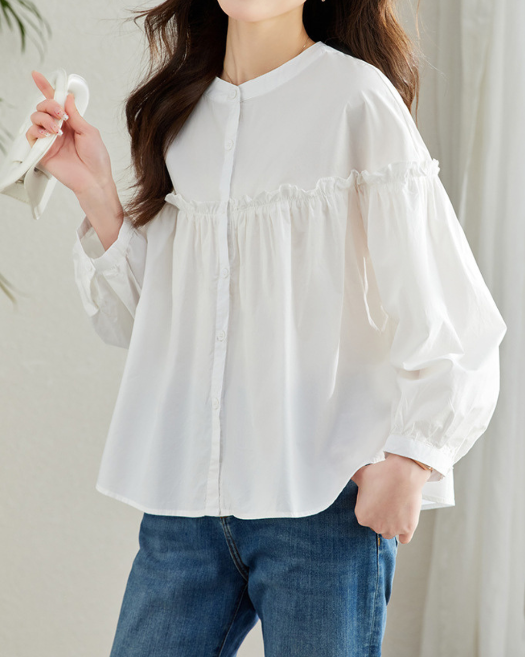 Margo Soft Ruffle Blouse