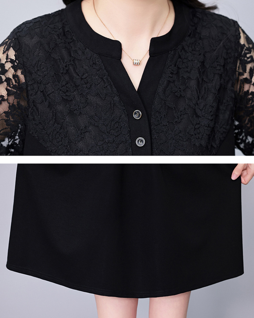 Lucia Soft Lace Shift Dress