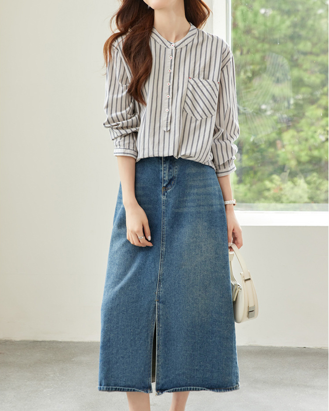 Amara Ease Stripe Shirt