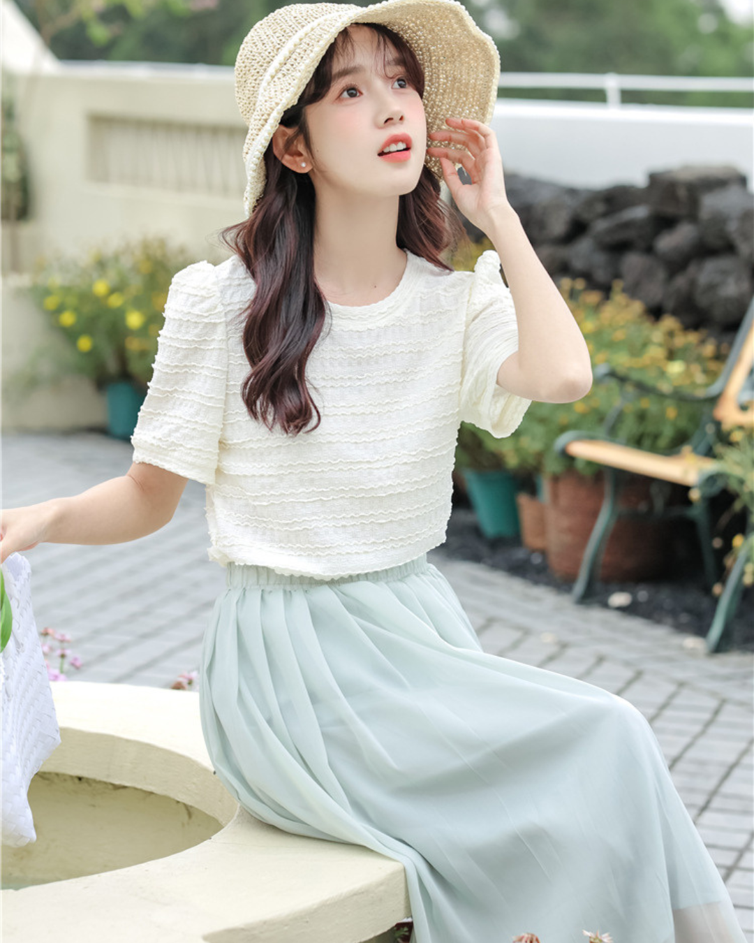 Alba Whisper Textured T-Shirt