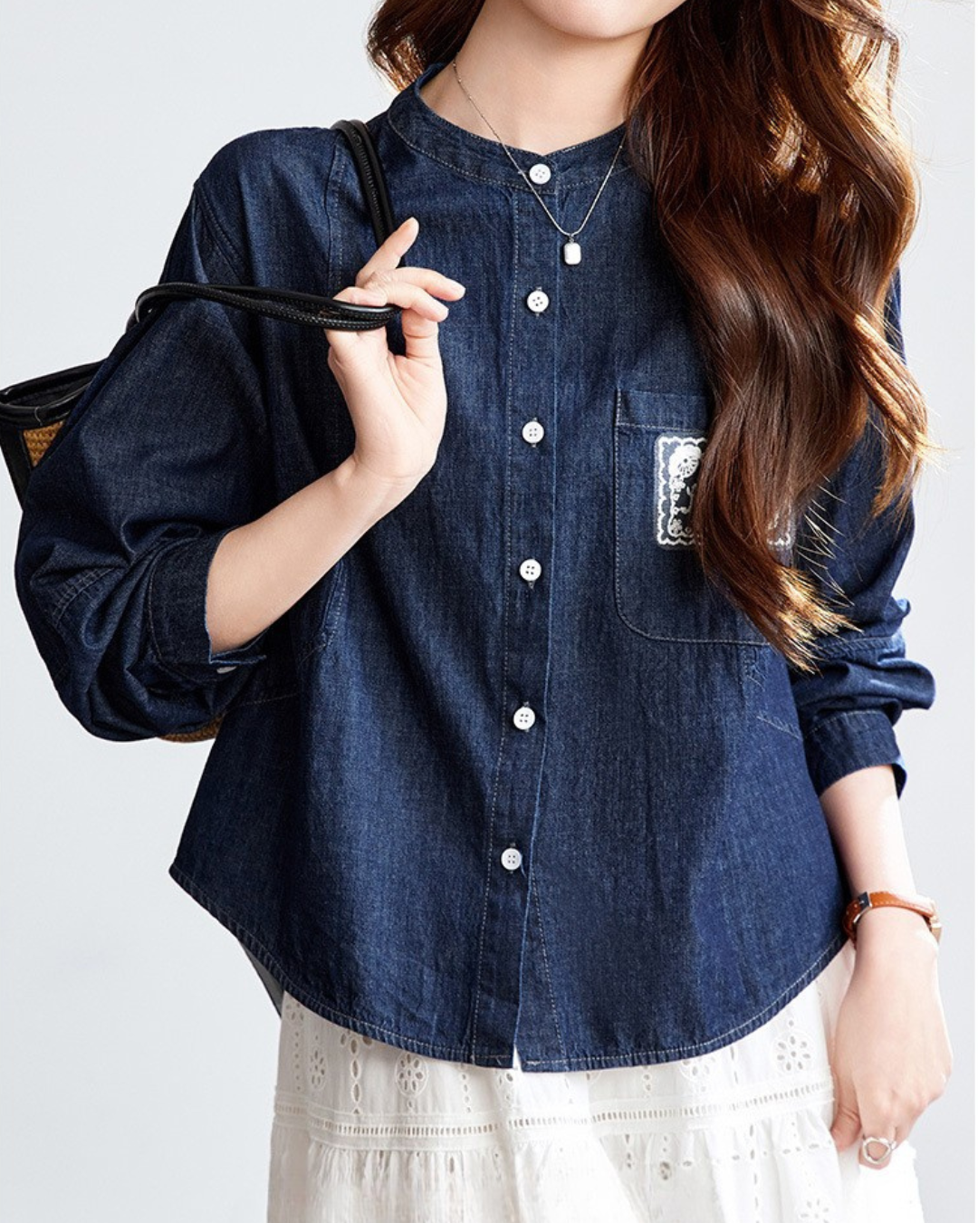 Elodie Soft Indigo Shirt