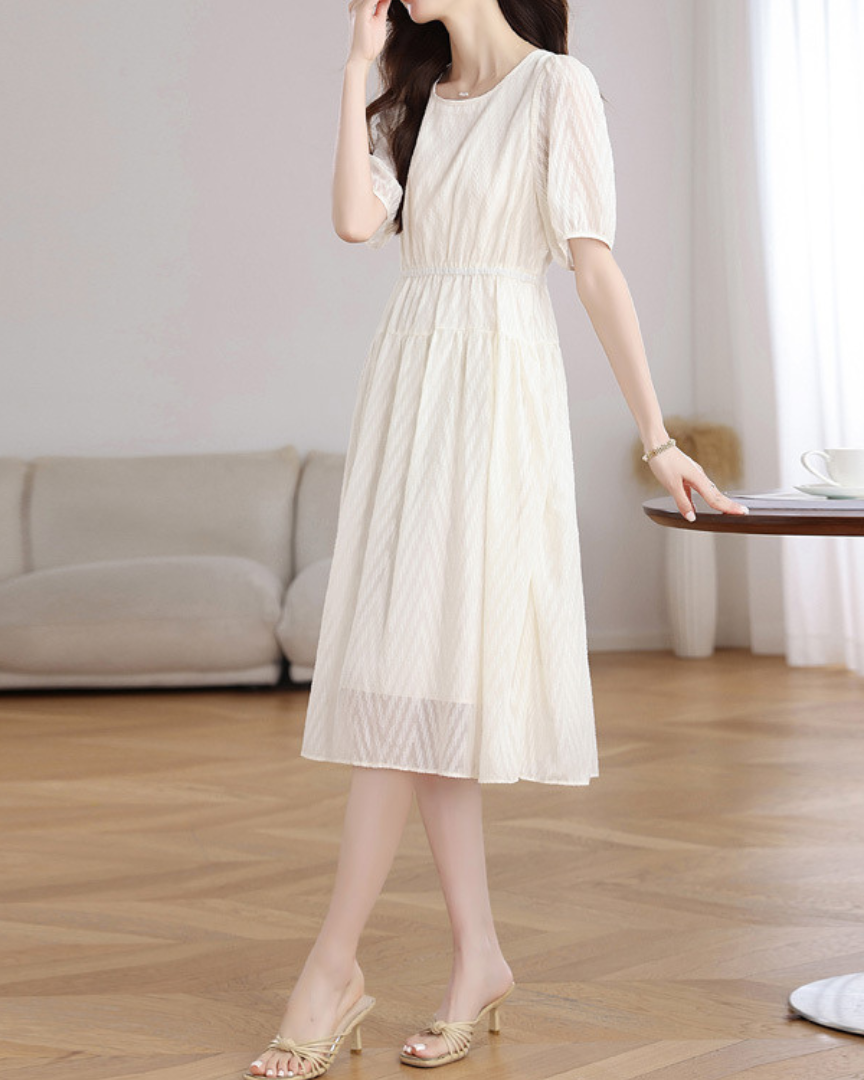Liana Soft Texture Midi Dress