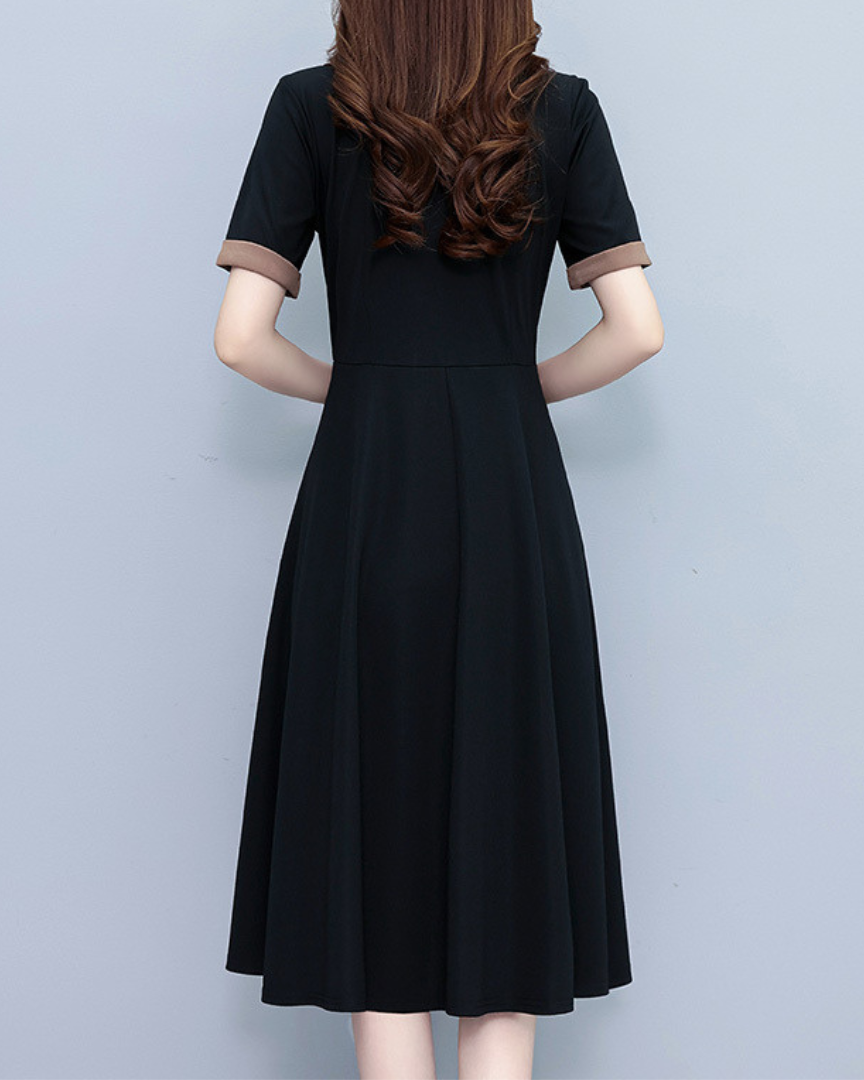 June Ease Panel Midi Dress