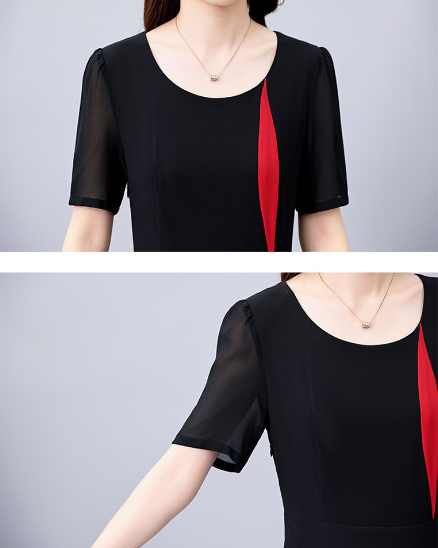 Vera Flow Contrast Dress