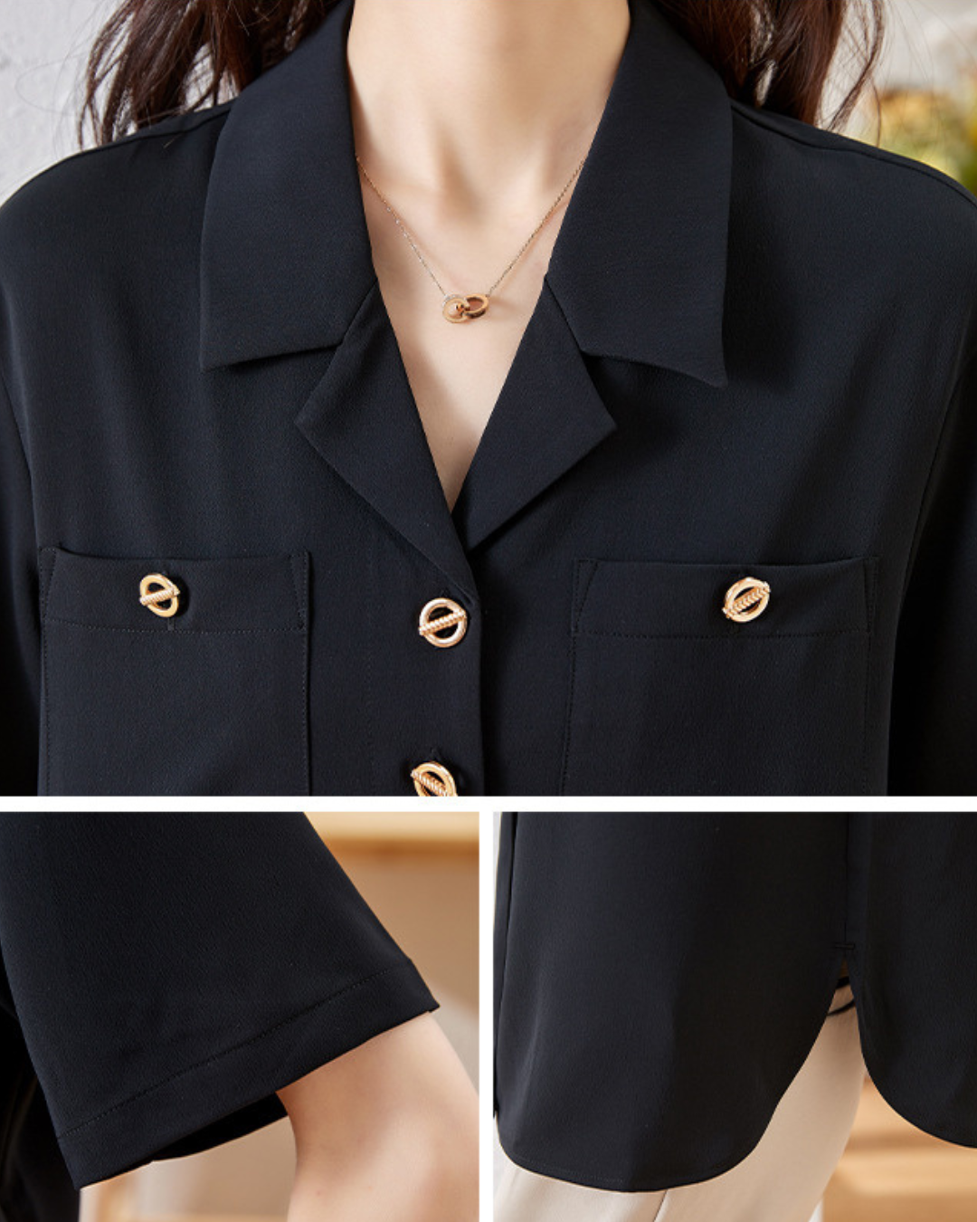 Mara Polished Pocket Shirt