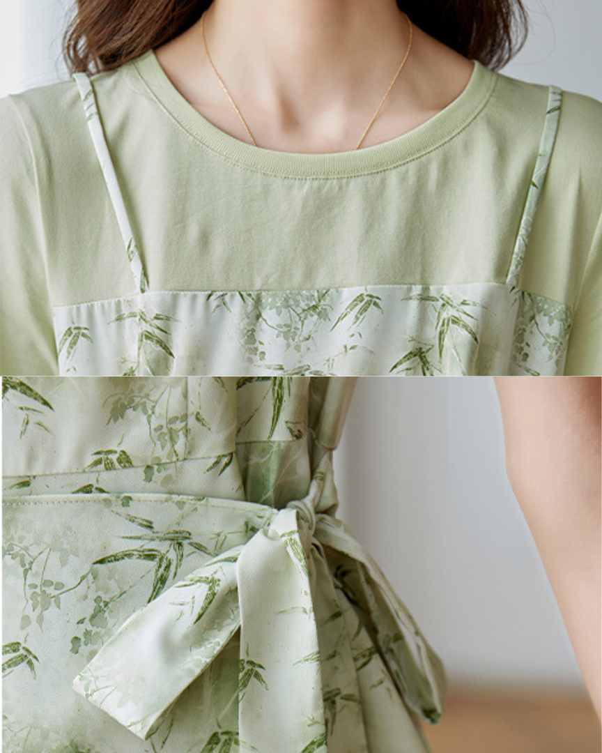 Elodie Mist Layered Dress