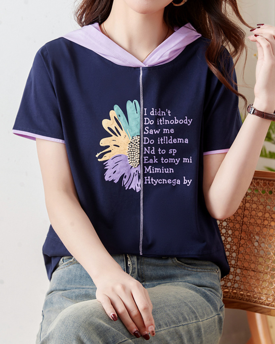 Avia Bloom Script Hoodie T-Shirt
