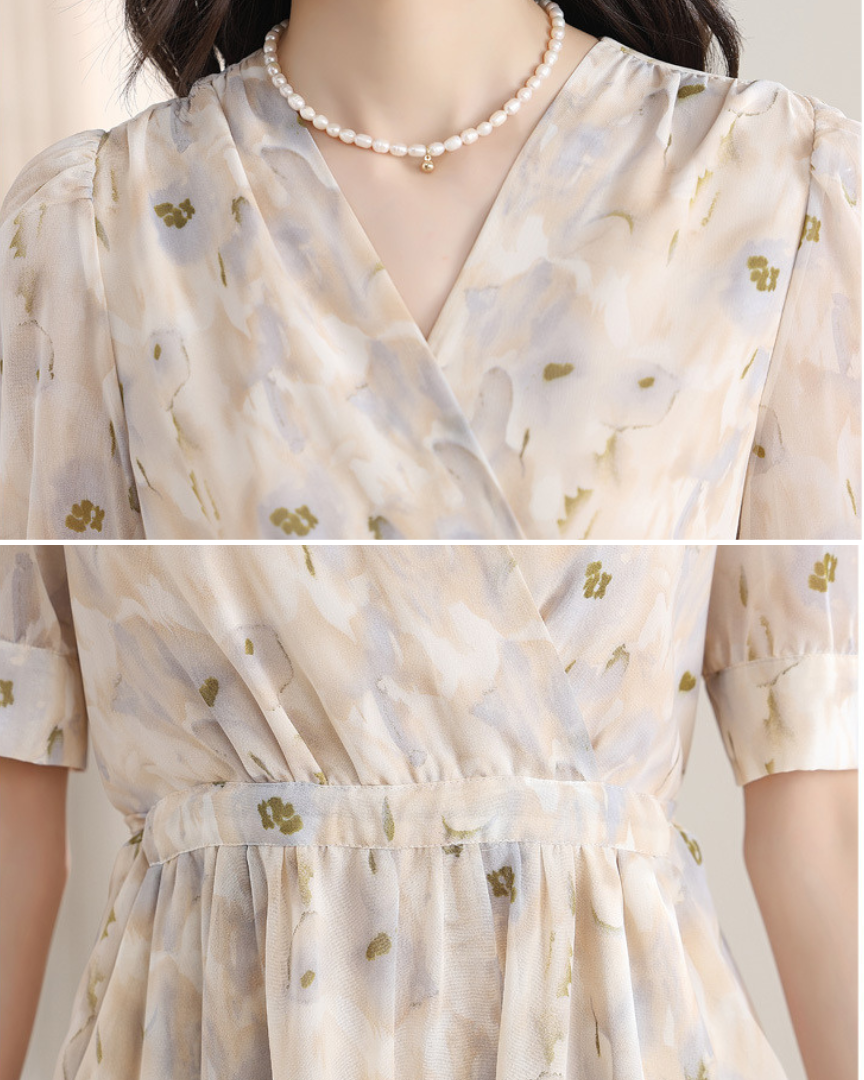 Amara Mist Bloom Midi Dress