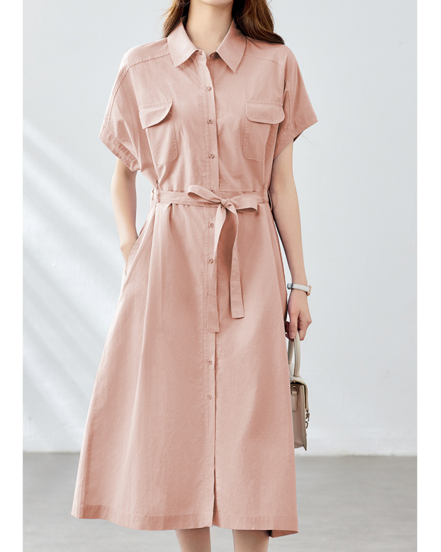 Mira Ease Utility Shirt Dress