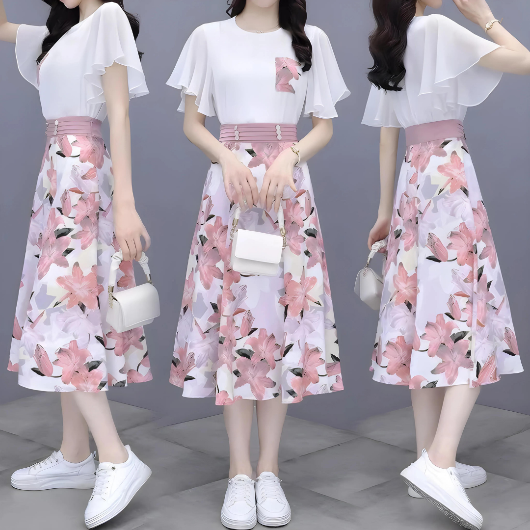 Aubree Bloom Sway Dress Set