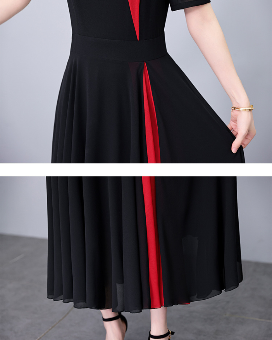 Vera Flow Contrast Dress