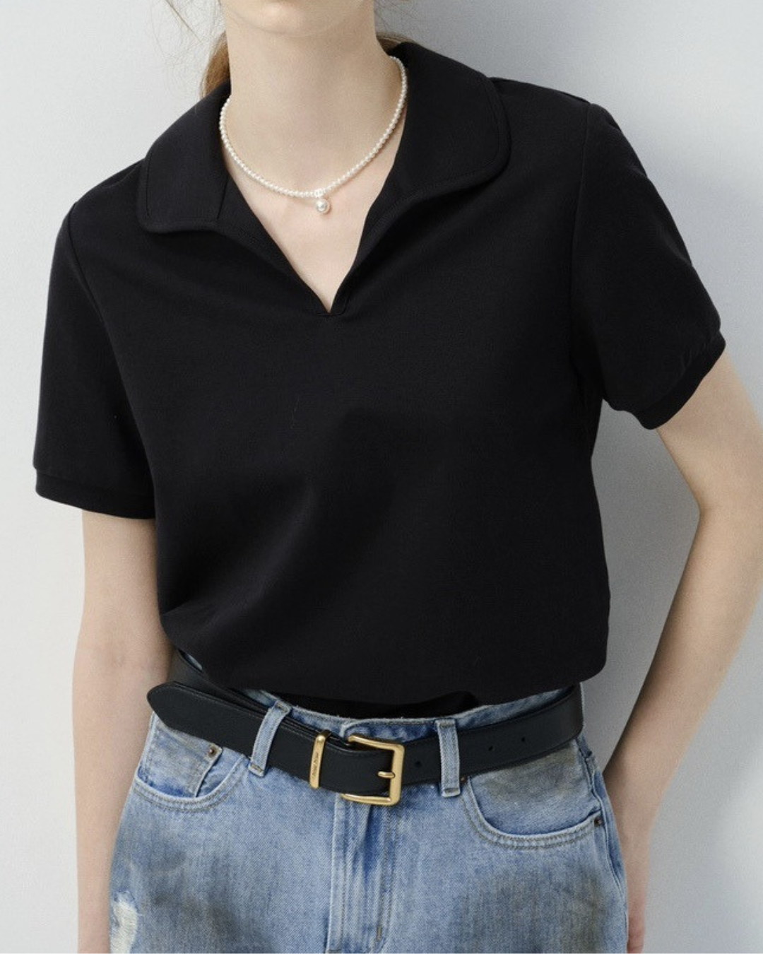 Lina Soft Collar T-Shirt