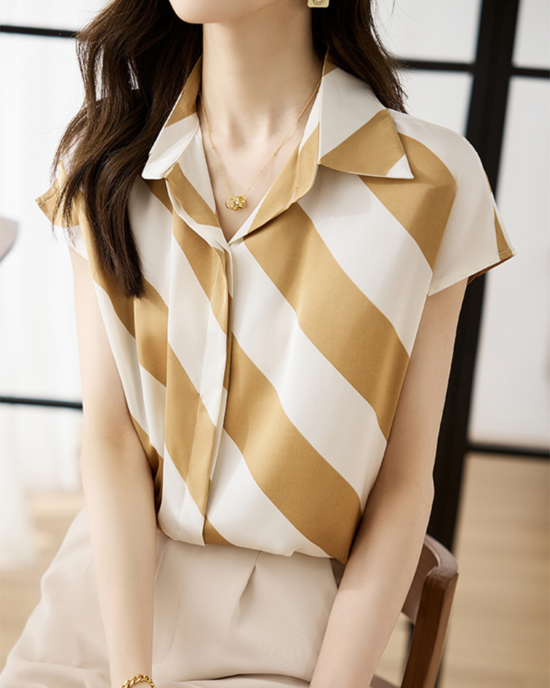 Liora Stripe Flow Shirt