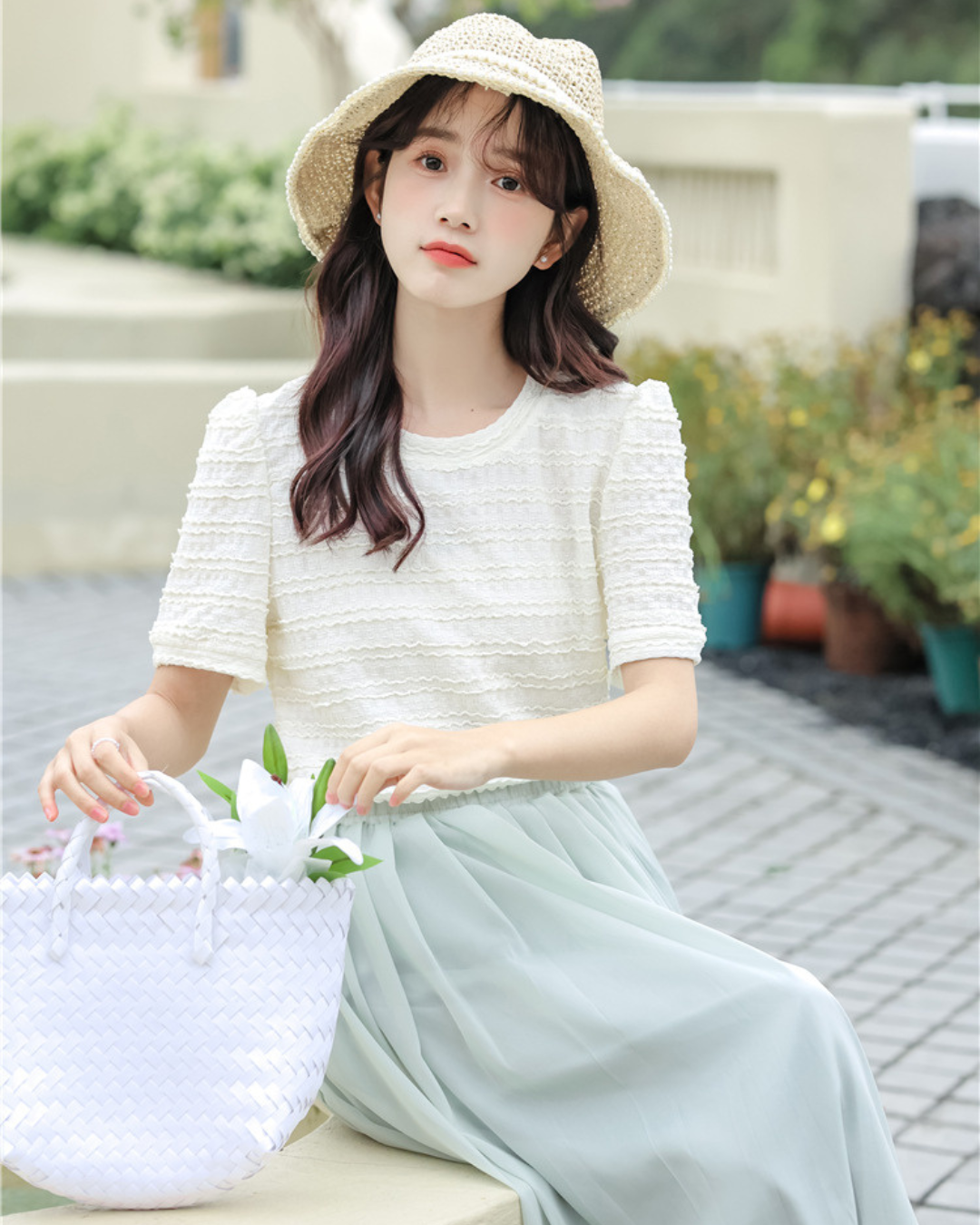 Alba Whisper Textured T-Shirt