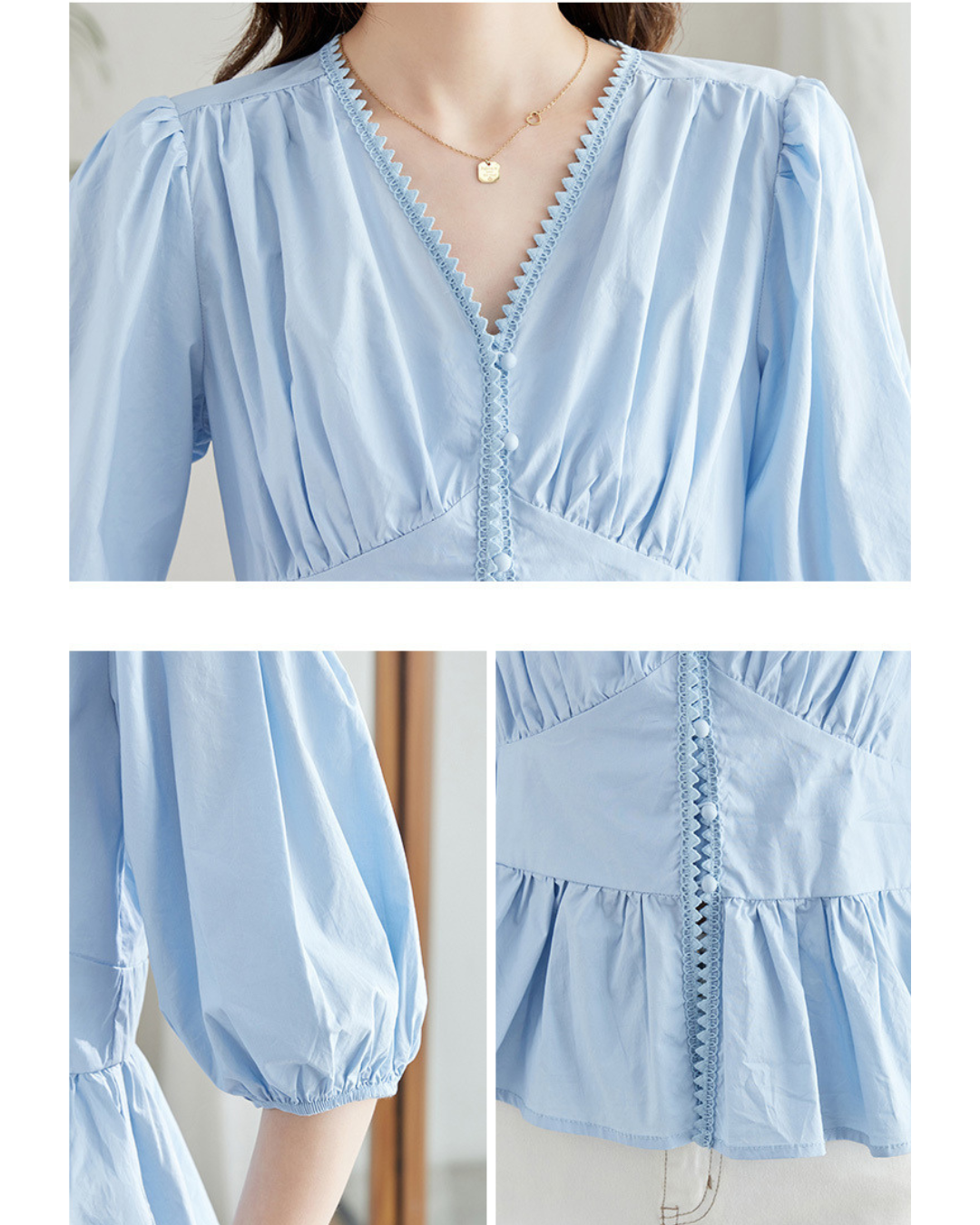 Elin Grace Peplum Blouse