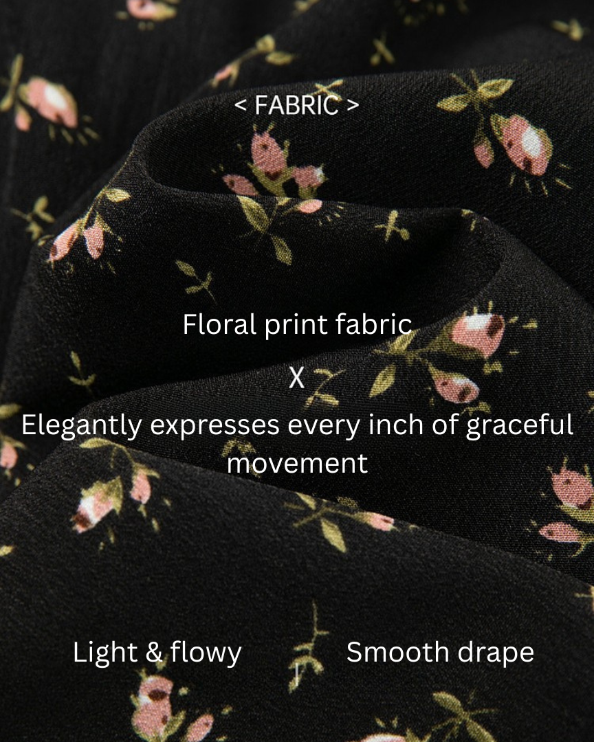 Vera Bloom Shirred Midi Dress