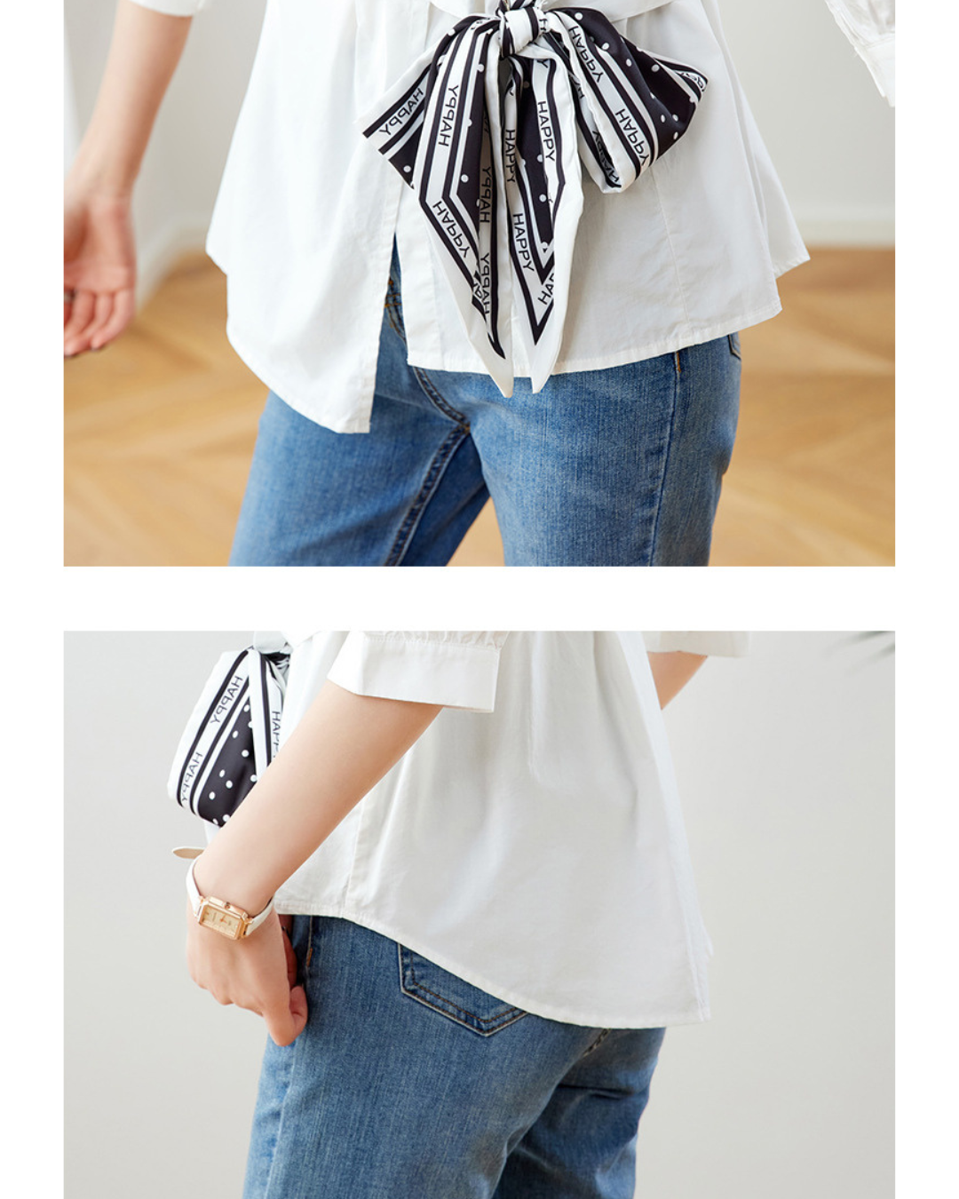 Celine Bow Soft Blouse