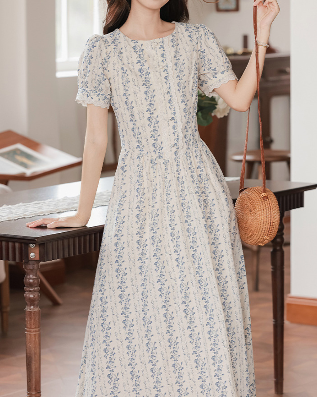 Mira Bloom Ditsy Flare Dress
