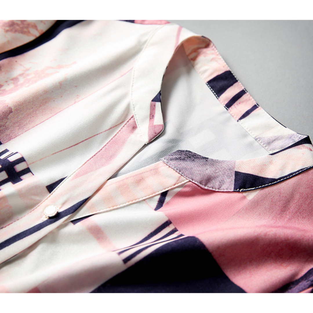 Marla Sketch Panel Belt Dress