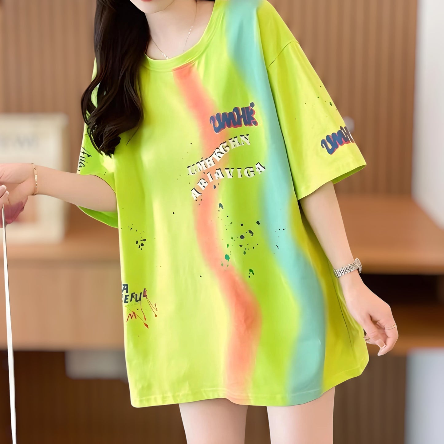 Cloud Pop Paint Oversized T-Shirt