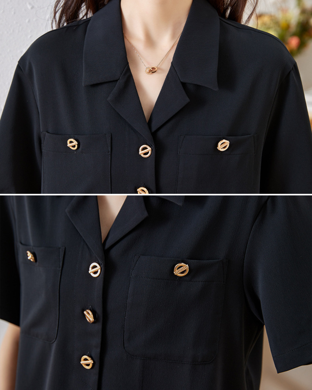 Mara Polished Pocket Shirt