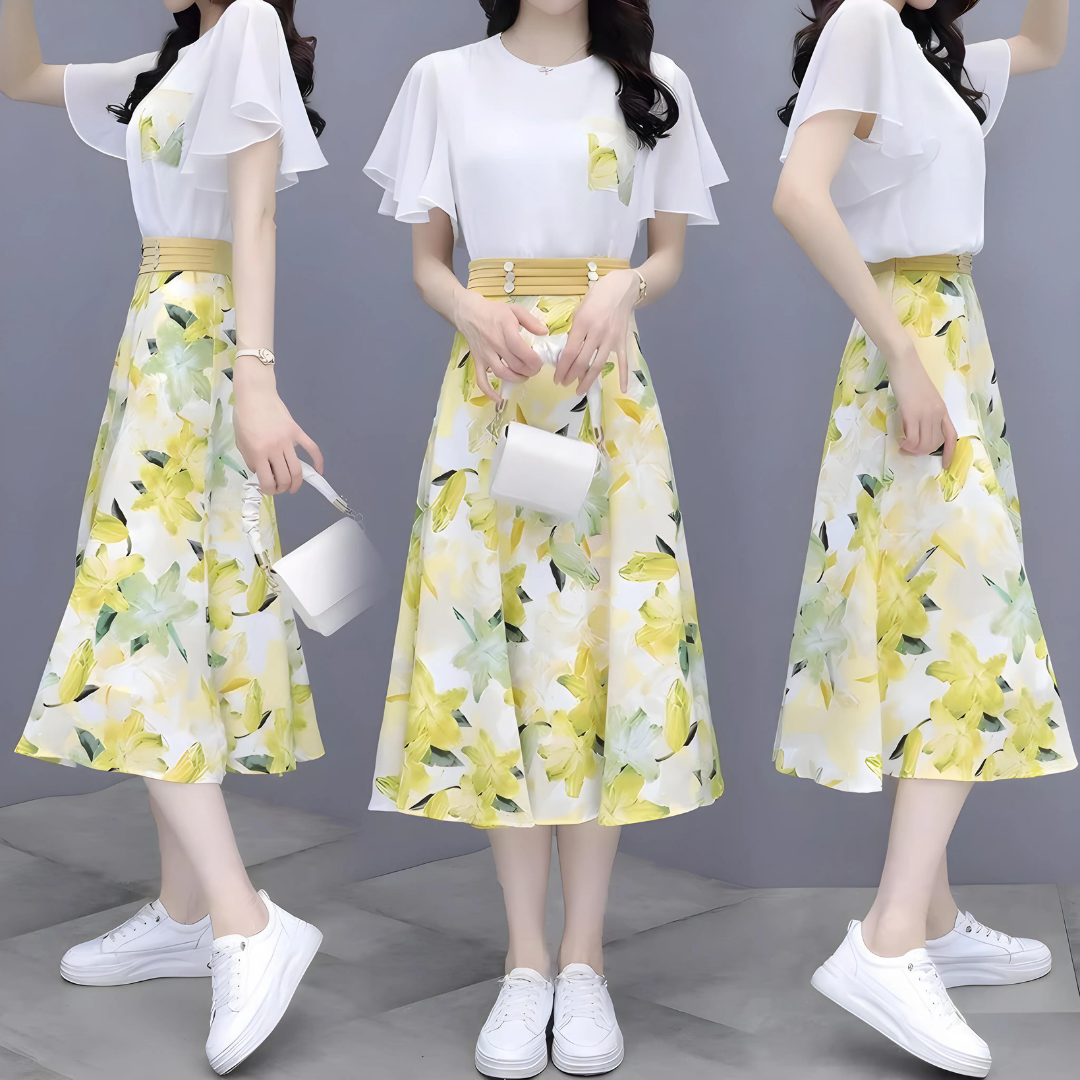 Aubree Bloom Sway Dress Set