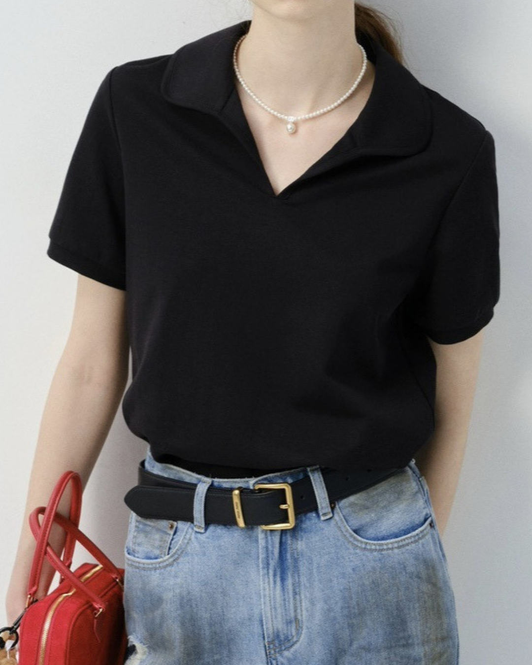 Lina Soft Collar T-Shirt