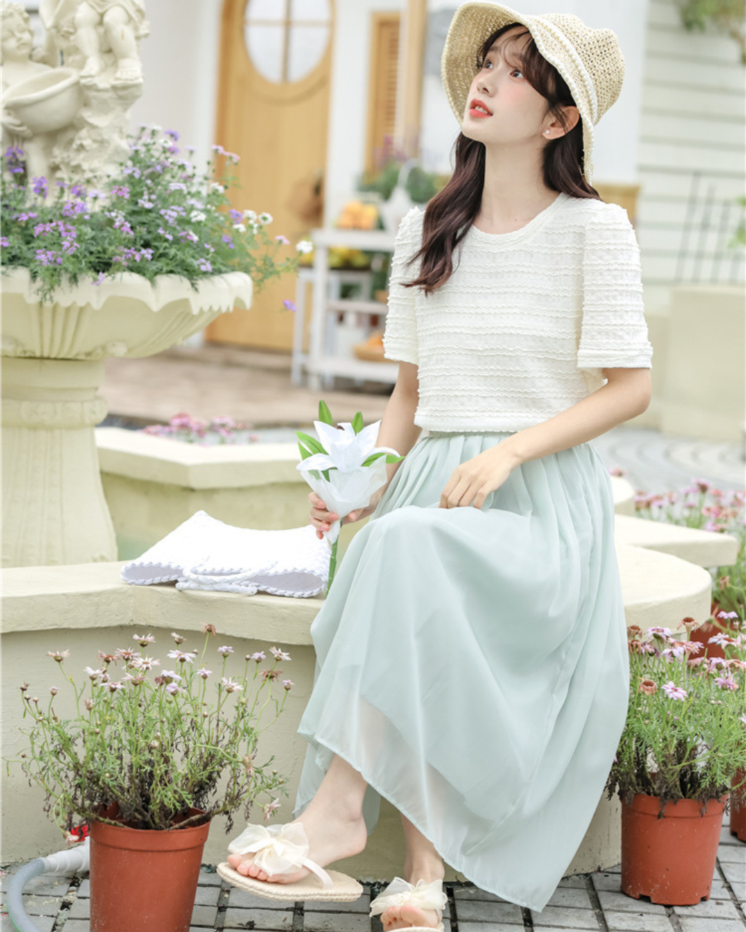 Alba Whisper Textured T-Shirt