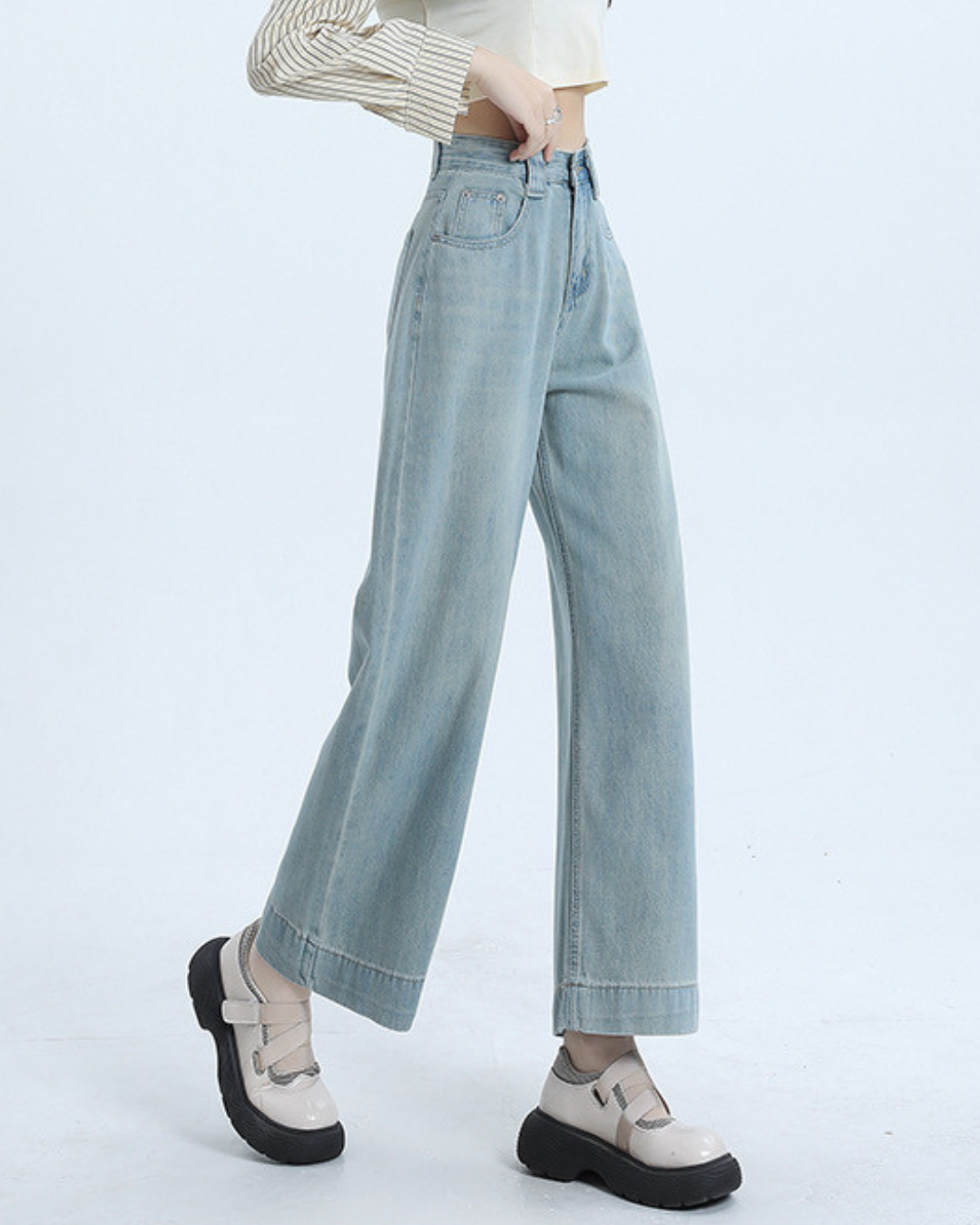 Arlo Ease Wide Denim Pants