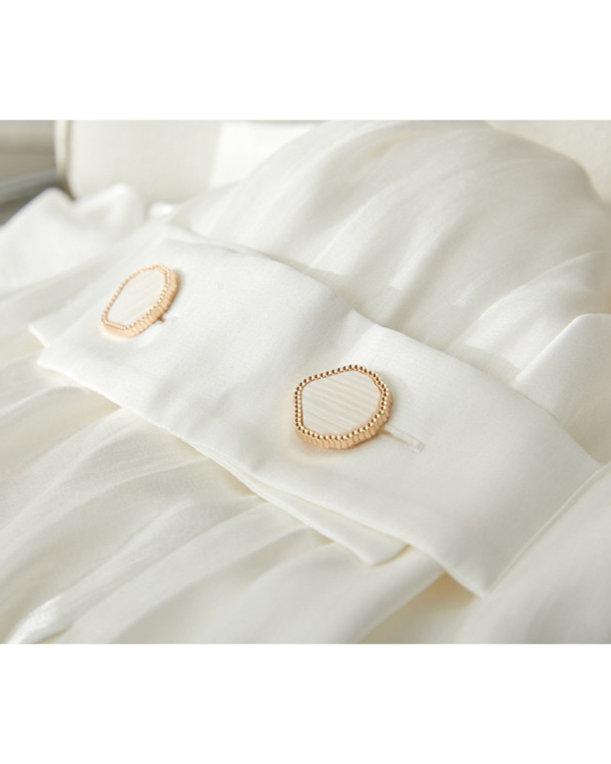 Elsa Drape Waist Flow Dress