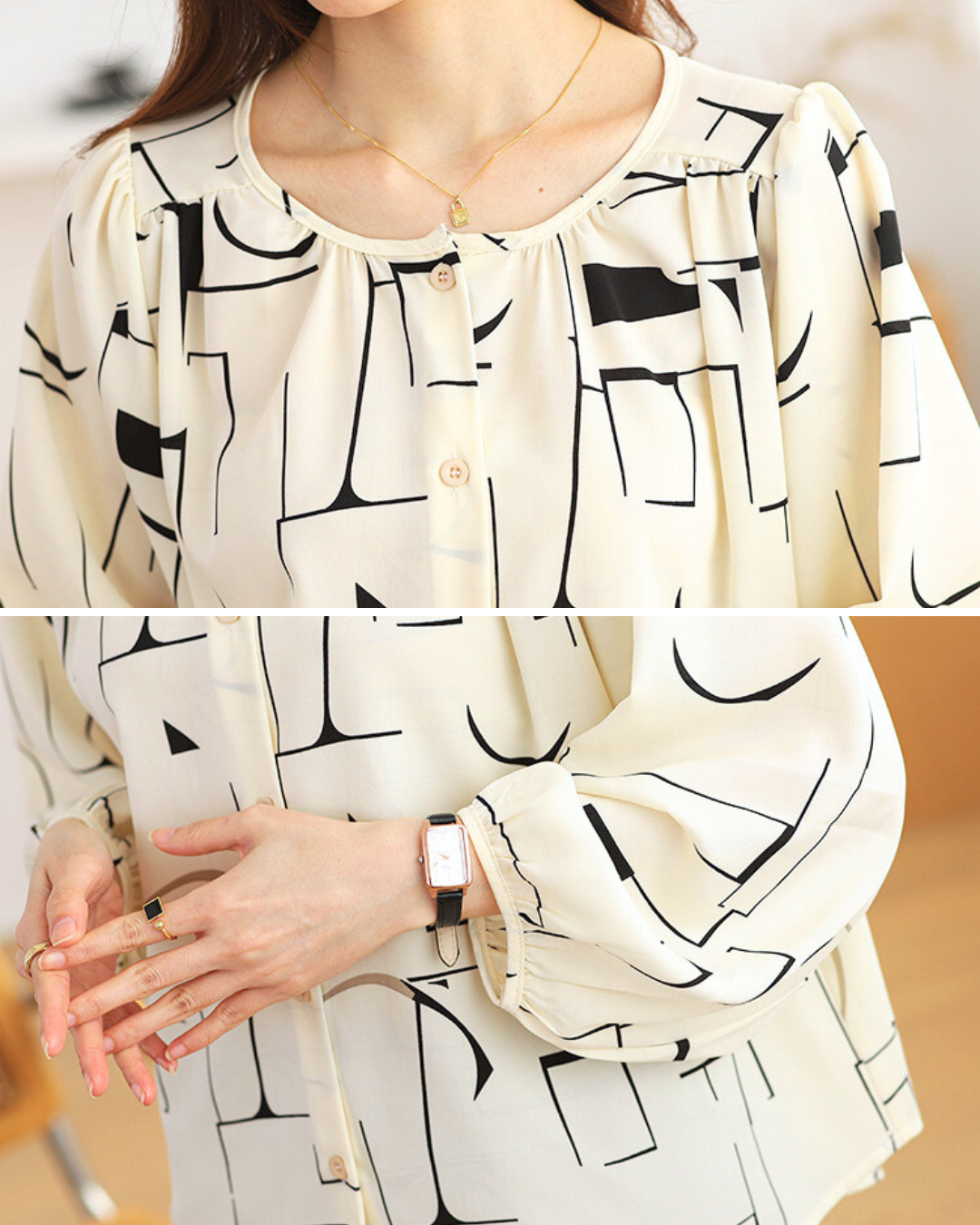 Aria Ease Sketch Blouse