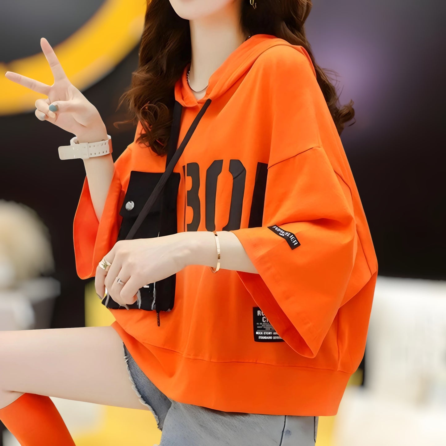 Brava Bold Pocket Hoodie T-Shirt