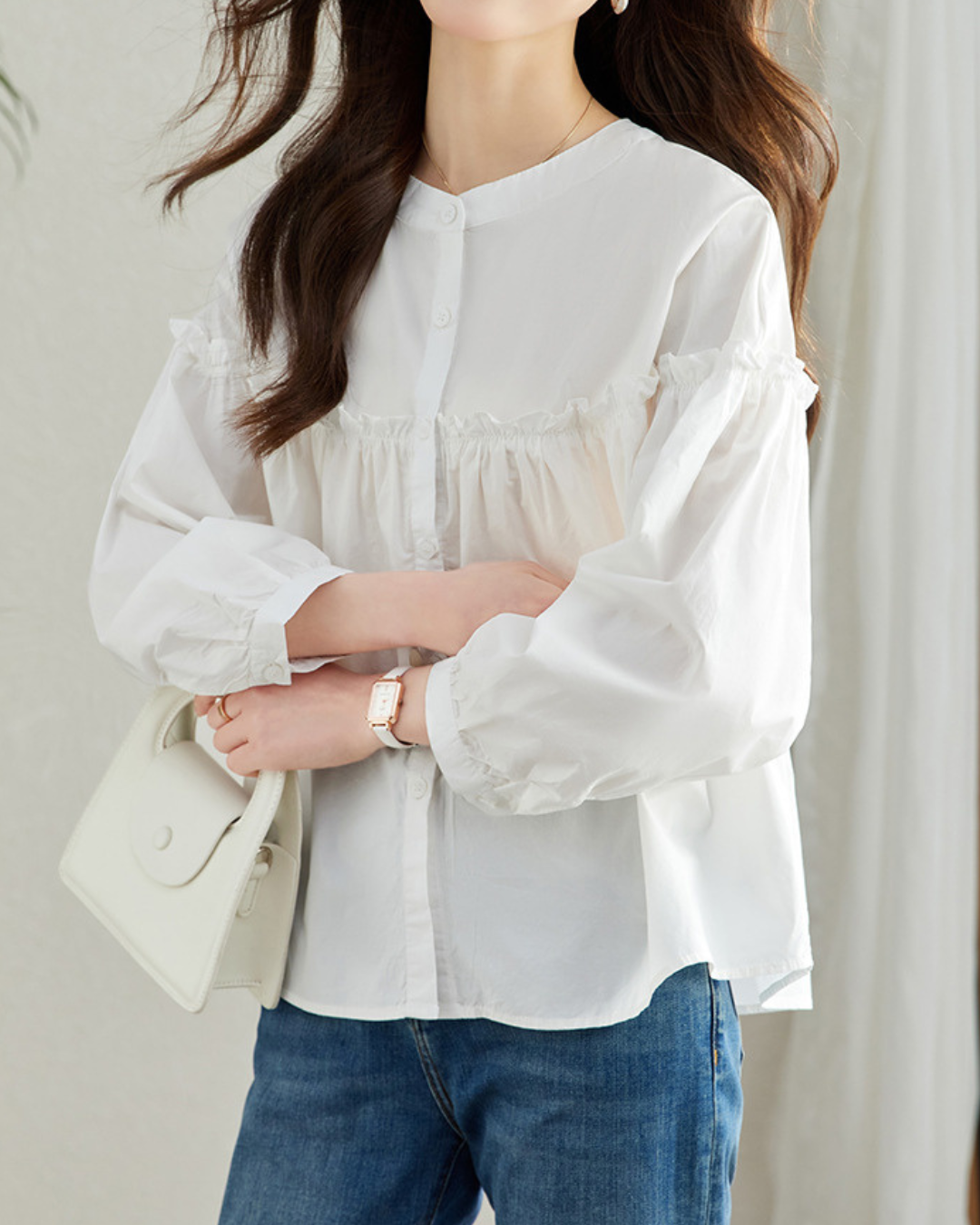 Margo Soft Ruffle Blouse