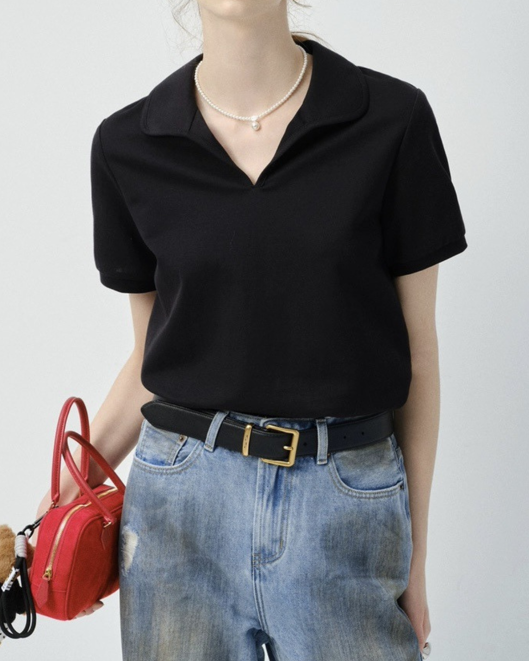 Lina Soft Collar T-Shirt