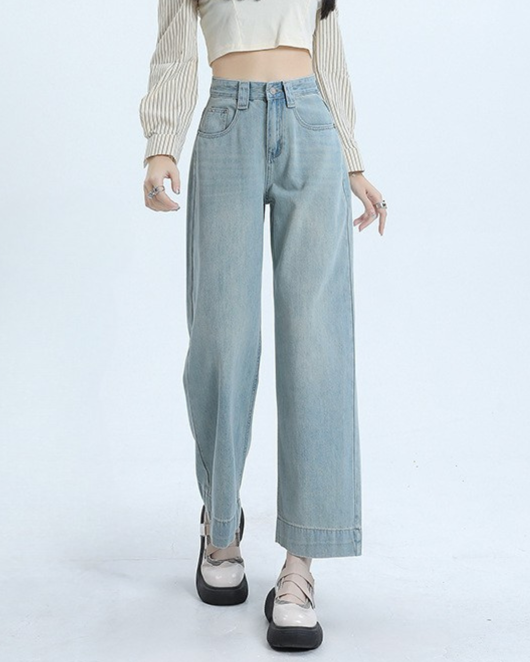 Arlo Ease Wide Denim Pants