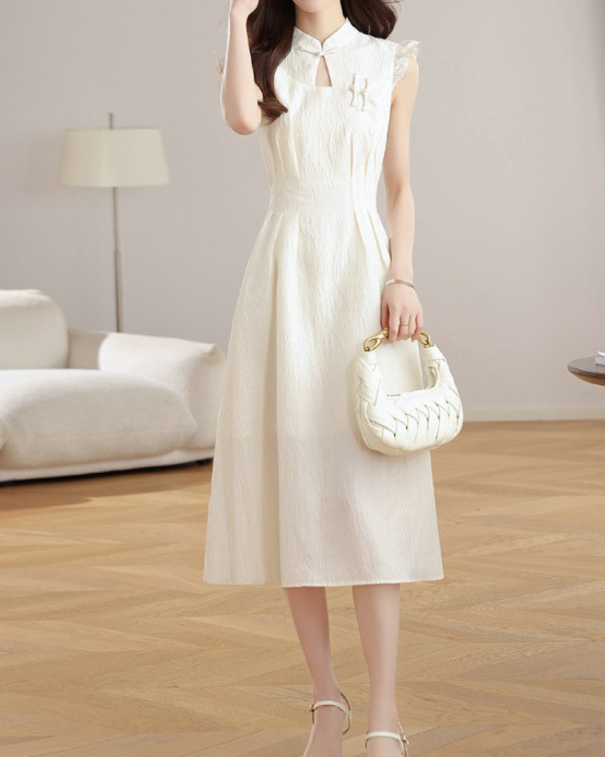 Ansel Grace Textured Midi Dress