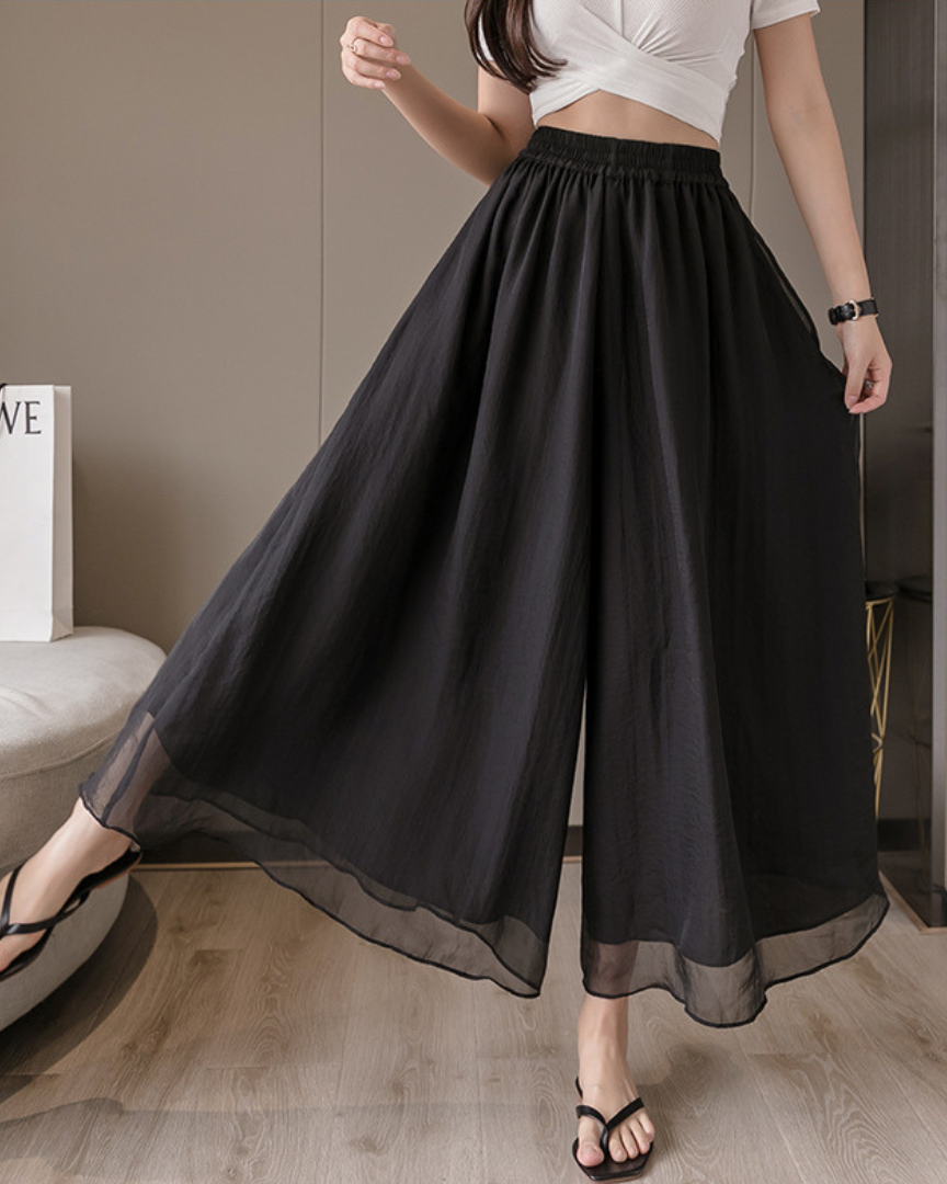 Liora Airy Chiffon Flow Pants
