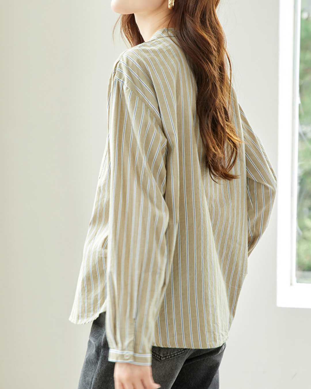Amara Ease Stripe Shirt