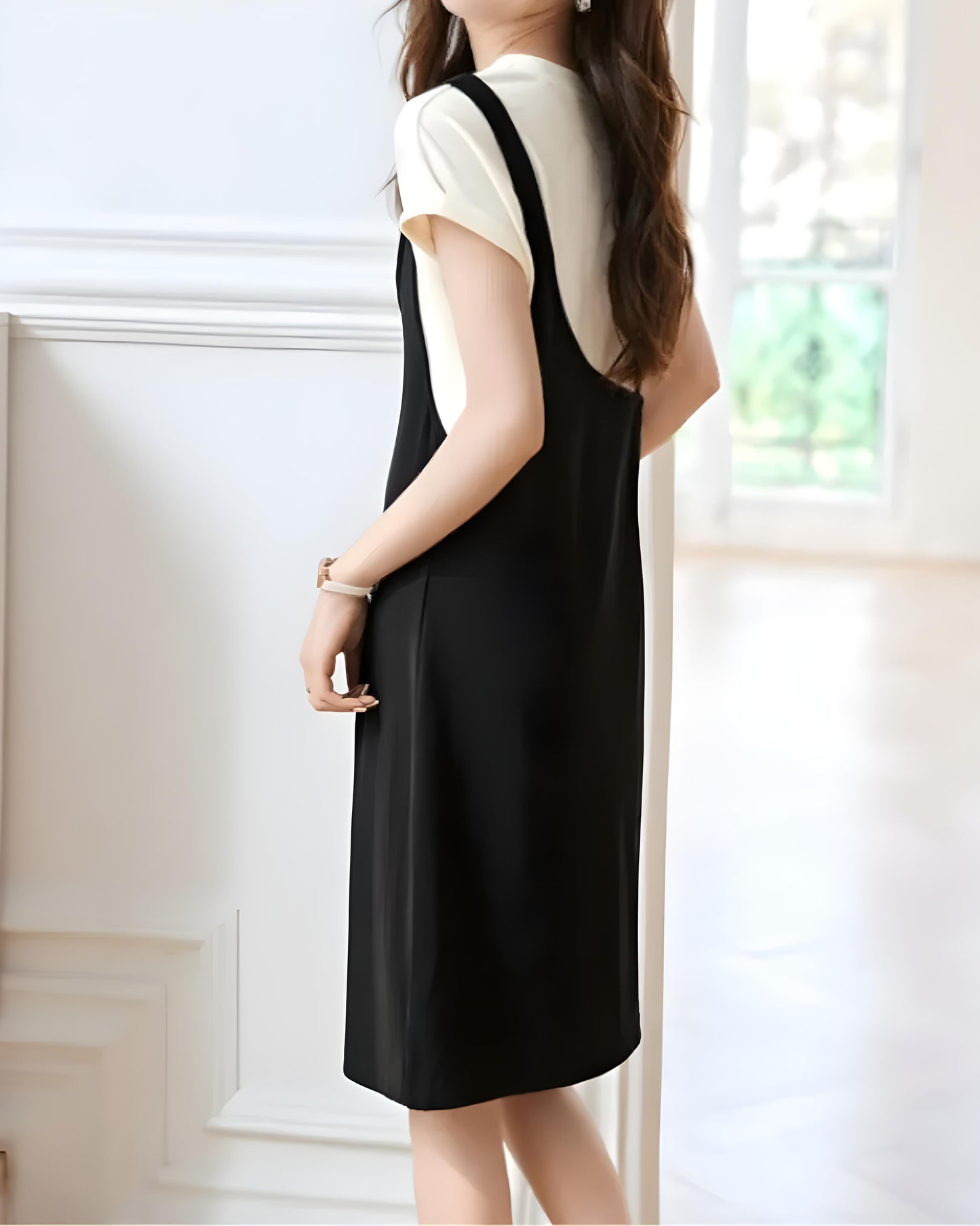 Lumi Soft Drape Midi Dress